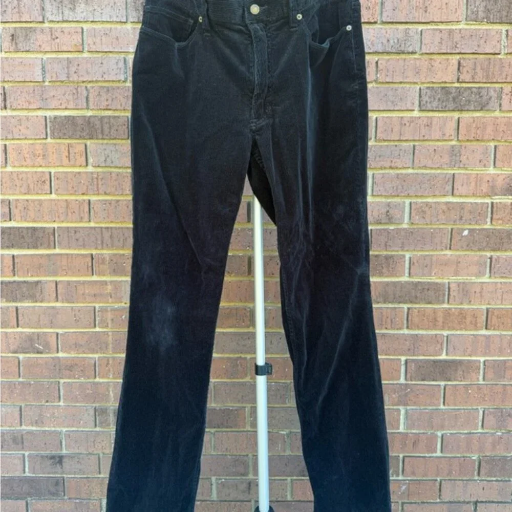Polo Ralph Lauren Black Corduroy Pants Mens Size 34x32 Classic Straight EUC - Picture 2 of 13